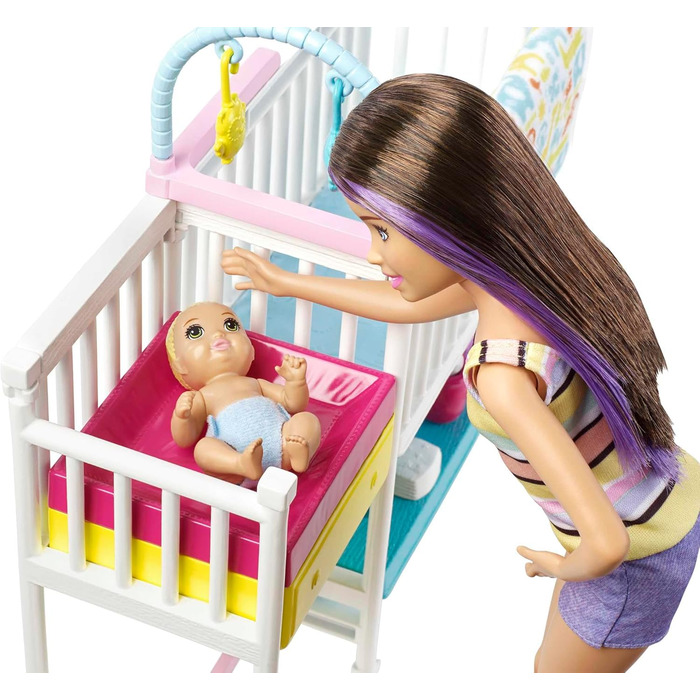 Аксесуари для дитячої кімнати Nap &39N&39 Nurture, дитячі ліжка, коник-качалка, гойдалки, 3 ляльки, подарунок для дітей віком від