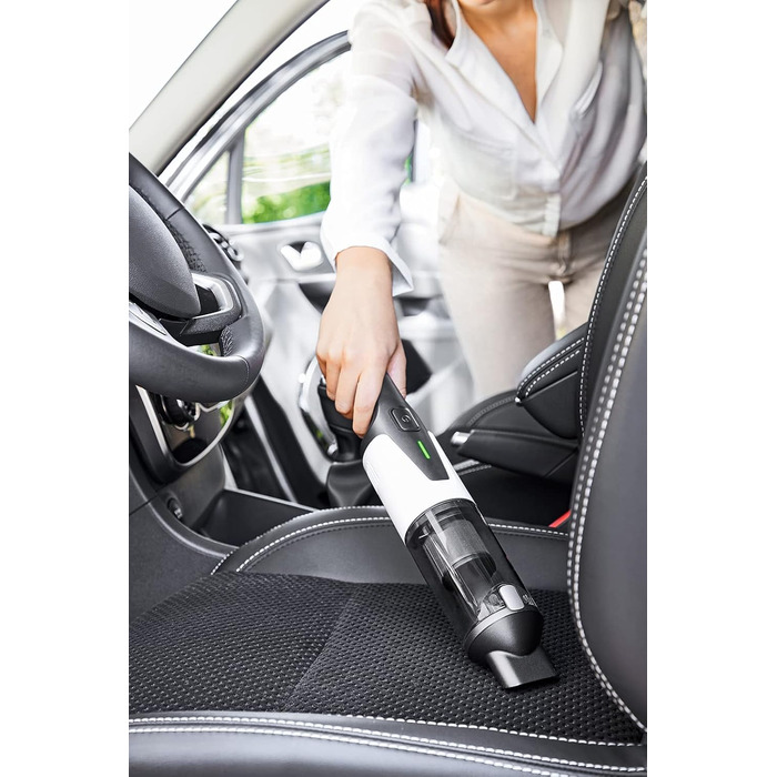 Вертикальний пилосос (компактний, керування однією кнопкою, циліндрична конструкція, цифровий двигун, світлодіодні індикатори, вкл