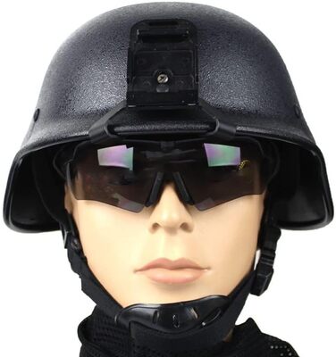 Шолом M88 Riot, легована сталь 1,5 мм зі шкіряною підкладкою, регульований ремінець для підборіддя для страйкболу, тактичного пейнтболу