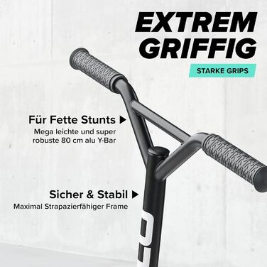 Самокат Apollo Stunt Scooter - Genius Pro Міцний дитячий самокат з шарикопідшипниками ABEC 9 Трюковий самокат, самокат-кік, міцний