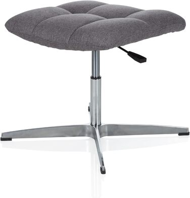 Ретро-табурет SARANTO, 670934, тканина, темно-сірий