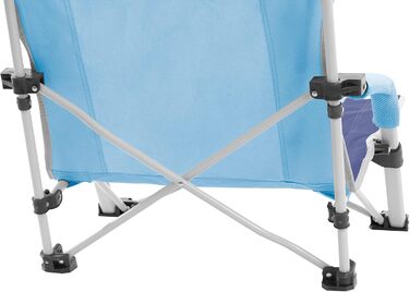 Пляжний стілець Була синій/світло-блакитний