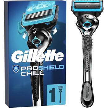 Волога бритва Gillette ProShield Chill для чоловіків, бритва 1 лезо бритви з 5-кратним лезом, подарунок чоловікам