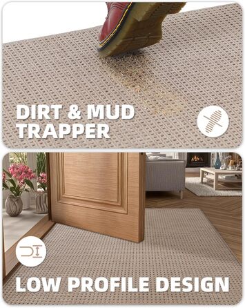 Килимок придверний COLOR&GEOMETRY 92x140 см бежевий