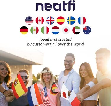 Робоча лампа Neatfi Elite HD XL, європейська вилка, неполярне затемнення, кілька рівнів яскравості, ергономічний дизайн (без CCT із затиском, білий, 58 см) 58 см без CCT із затискачем, білий