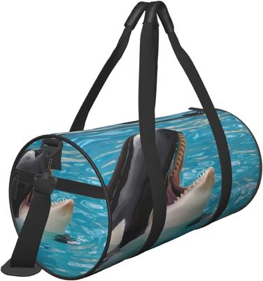 Дорожня сумка-мішок Бегемот у басейні, спортивна сумка для чоловіків та жінок