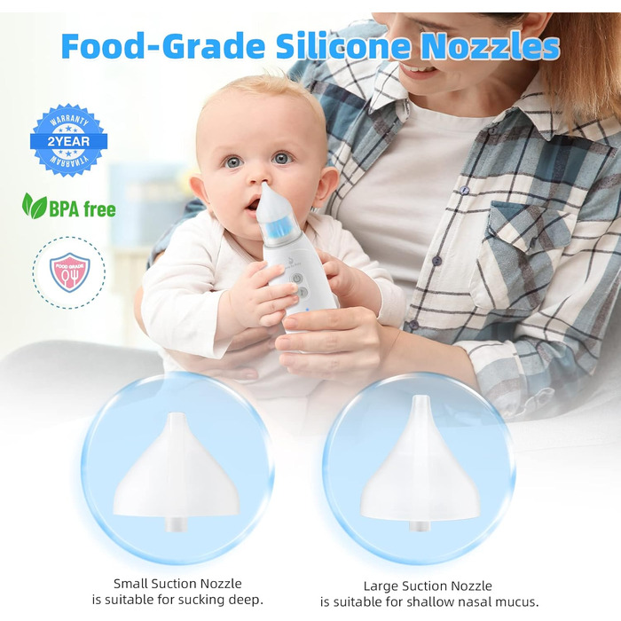 Назальний аспіратор Little Bo Baby силіконовий, синій