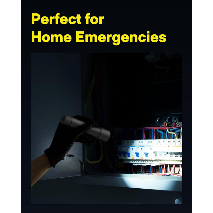 Тактичний акумуляторний світлодіодний ліхтарик HOTO з режимом стробоскопа, надзвичайно яскравий світлодіодний ліхтарик, працює від батареї, USB-C, водонепроникний IP68, потужний ліхтарик для кемпінгу, походів, полювання, активного відпочинку та надзвичайн