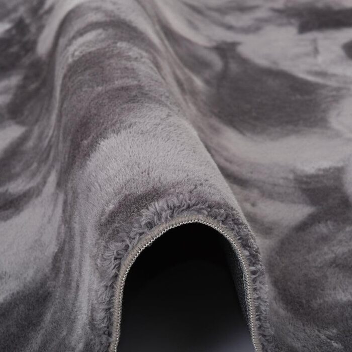 Пергам Розкішний супер м'який килим для вітальні зі штучного хутра Перламутровий однотонний колір круглий і квадратний 80 х 150 см