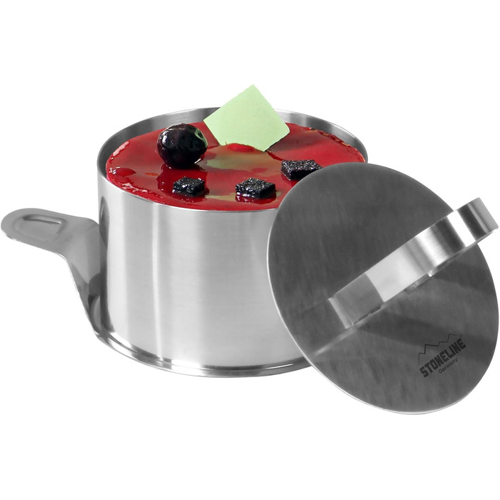 Десертні кільця та обідні кільця STONELINE 8 см, набір кілець малий, 8 шт. , нержавіюча сталь, 6 кілець, 1 підйомник, 1 марка, фуд