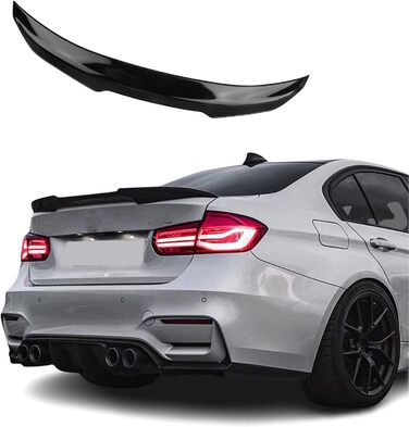 Задній спойлер Fly Design підходить для BMW F30 3 серії Limo PSM Style Gloss Black з ABS