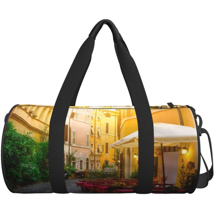 Універсальна дорожня сумка, італійська вінтажна спортивна сумка для чоловіків та жінок, сумка-мішок, спортивна сумка