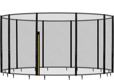 Баунсальська захисна сітка для батуту Ø 183 185 244 250 275 277 300 305 335 337 366 370 396 400 427 430 457 460 487 490 (JS) Змінна сітка Tampoline Net для батуту Outdoor (Net JS Ø 457 см 10 Poles H 180 см)