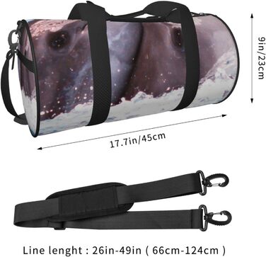 Дорожня сумка Подвійні дельфіни у воді, спортивна сумка для чоловіків та жінок, сумка-мішок, спортивна дорожня сумка