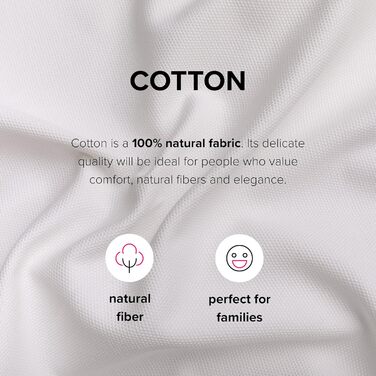 МАЙСТРИ ЧОХЛІВ Чохол для дивана IKEA Ektorp 3-місний з бавовни, білий, чохол для дивана 218 88 88 см Білий преміум бавовна