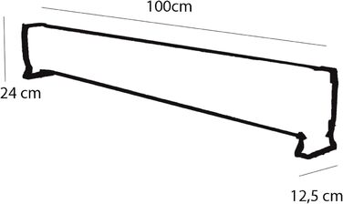 Електрична тепла підлога Sined 1800, біла тепла підлога та плінтус, 1800 Вт з пультом дистанційного керування в комплекті