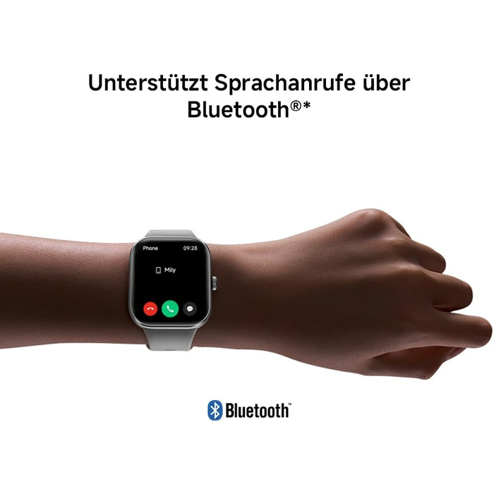 Розумний годинник XIAOMI Redmi Watch 5, відстеження спорту та фітнесу, 2.07-дюймовий AMOLED-дисплей, 24 дні роботи від батареї, понад 150 спортивних режимів, моніторинг серцевого ритму, відстеження сну, водонепроникність 5 атм, GPS, Android та iOS, срібля