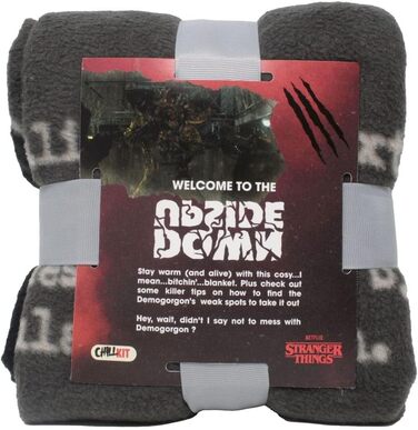 Набір Neamedia Icons Netflix Chill Kit - Дивні дива, Офіційна ліцензія, Флісова ковдра, Колекційна фігурка, Термос, Наліпки, Ідея різдвяного подарунка, Подарунок на день народження