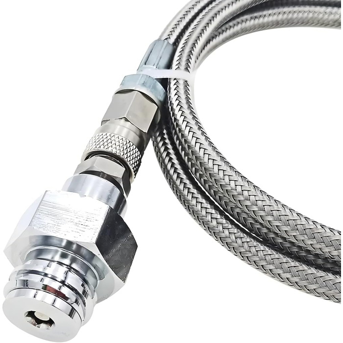 Адаптер шланг високого тиску 150 см для більших балонів CO2 підходить для виробника газованої води Grohe Blue Home для перенесення шланга CO2