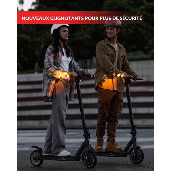 Електросамокат з допуском до дорожнього руху, електросамокат INVANTI E30, запас ходу 32 км, електросамокат для дорослих із задніми амортизаторами, електросамокат вантажопідйомністю 120 кг, складний електросамокат із застосунком та поворотниками, сірий