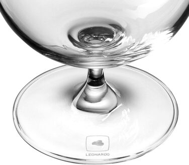 Келих для коньяку Leonardo Ciao, ука, коньячна чарка з намальованою ніжкою, можна мити в посудомийній машині, 400 мл, 061454 1 кел