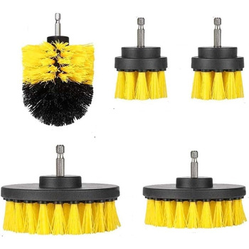 Щітка для дриля насадка для дриля - 5 шт. комплект щіток для електричної дрилі - ідеально підходить для плитки для басейну, ванної