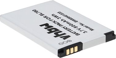 Акумулятор vhbw 5X, сумісний з бездротовими стаціонарними телефонами Unify OpenStage SL6, SL400, SL450 (800 мАг, 3,7 В, літій-іонний)