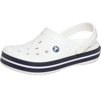 Сабо Crocs унісекс для дорослих з крокодиловою стрічкою, білий/білий/темно-синій, 12 жіночих/10 чоловічих