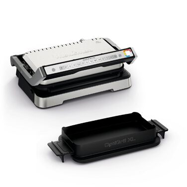 Електрогриль Moulinex Optigrill 4in1 XL гриль та піч в одному пристрої, на 6-8 осіб, 12 автопрограм, індикатор готовності, антипригарне покриття, GI784D