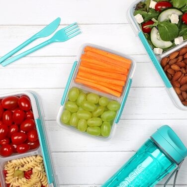 Контейнер для харчування Kleiner Split TO GO, 350 мл Ланчбокс з відділеннями Без BPA