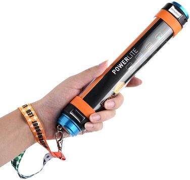 Ліхтарик для кемпінгу Tbest, водонепроникний тактичний ліхтарик, багатофункціональний кемпінговий ліхтарик, світлодіодний ліхтарик, лампа, аварійний зарядний пристрій для телефону (T25)