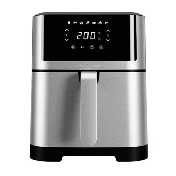 Аерофритюрниця ProfiCook 8 л Безмасляне приготування Airfryer з 7 програмами XXL-модель з мінімумом диму та запахів PC-FR 1269 H, нержавіюча сталь *Модель 2024*