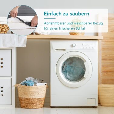 Наматрацник Storeo Basics Comfort з піни з ефектом пам&39яті, плюшевий, 180 x 200 см, висота 7 см, білий 180 x 200 x 7 см