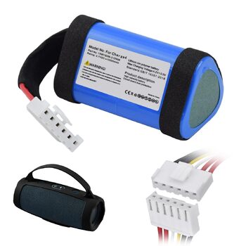 Літій-іонний акумулятор CITYORK 3.7V 10200mAh для JBL Charge 4, 4J, 4BLK, сумісний з Charge 4BLUAM, номер артикулу ID998, SUN-INTE-118, заміна 1INR19/66-3