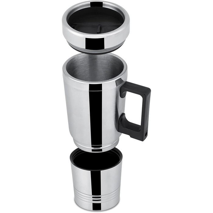 Чайник для подорожей, 300 мл, електричний чайник з нержавіючої сталі для автомобіля, портативний чайник для кемпінгу (24 В) 24 В