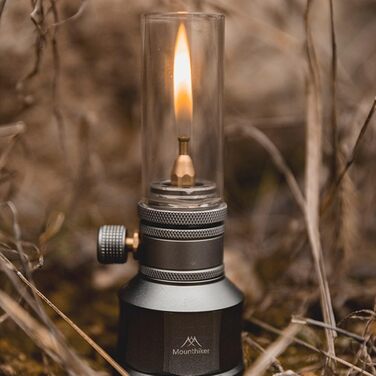 Газовий ліхтар, для кемпінгу та походів, портативний ліхтар із алюмінієвого сплаву, з регульованою світловою рамою, порожнім балоном ізобутану 35 г та подовжувальною штангою (газовий ліхтар)