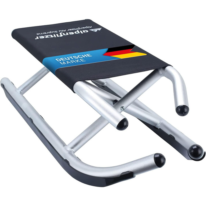 Алюмінієві санчата Alpenflitzer Складані санчата преміум-класу Складані алюмінієві санчата для великих і малих (модель 2024/25)