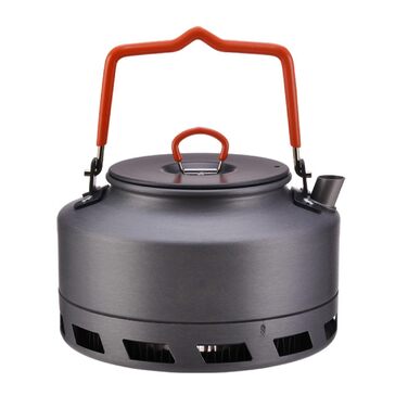 Портативний кемпінговий чайник, алюмінієвий сплав, кемпінгові кавники, свистячий чайник для кип&39ятіння, кавоварка, портативна заміна для подорожей 1,6 л