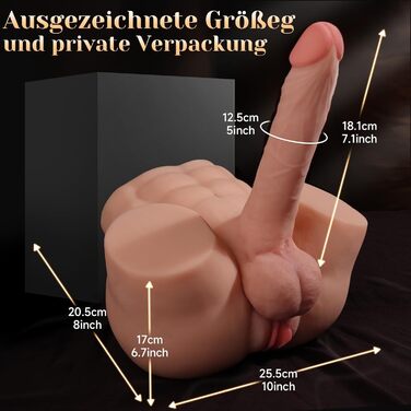 Реалістичний фалоімітатор Wodokan, 18 см