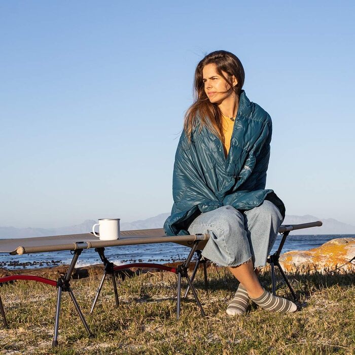 Кемпінг Маленька ковдра Гусячий пух Каппа Ковдра Пір'яний шарф Дорожня ковдра Водонепроникна легка портативна накидка-пончо для по