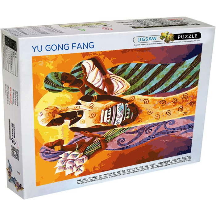 Пазл для дорослих на 8000 елементів Африканське мистецтво Пазл ТРИ жінки Ідеально підходить для розслаблення та медитації, навчаль