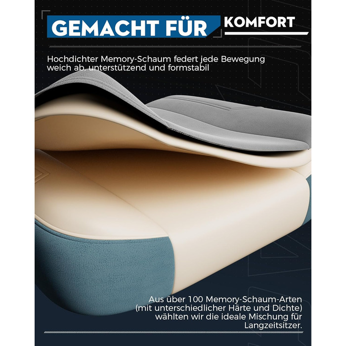 Тканина для ігрового крісла LUCKRACER, офісне крісло з підлокітниками, подушка з піни з ефектом пам&39яті, кут нахилу 90155 та підставка для ніг, міцна функціональна тканина, сіро-сіра тканина