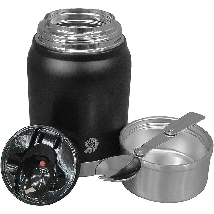 Термос Origin Outdoors Unisex Делюкс для дорослих, чорний, 0,72 л