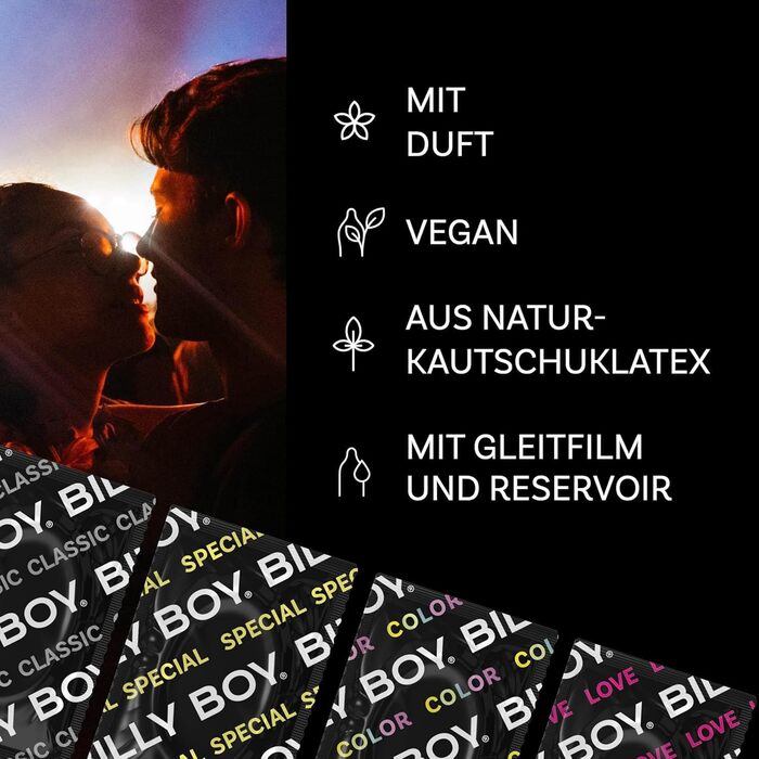 Презервативи BILLY BOY Ausprobier-Set, 30 шт