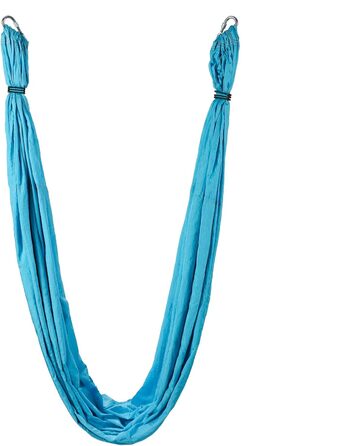 Гамак-гойдалка для повітряної йоги - гойдалка Flying Silk для фітнесу, антигравітація - навантаження 180 кг/400 фунтів (синій)