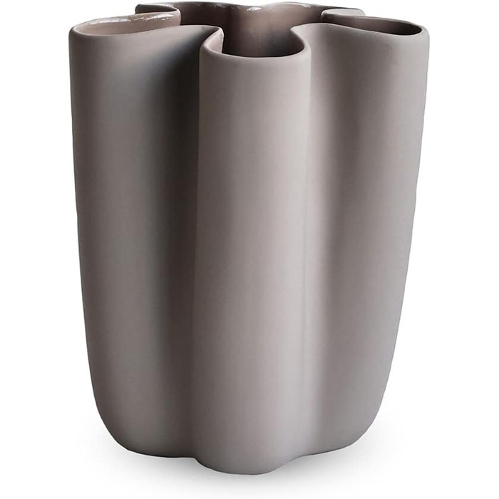 Ваза для тюльпанів Cooee Design Tulipa Vase 20 см пісок, керамічна, ваза для тюльпанів, колір пісок Ш 12, Д 12, В 20 см колір пісок