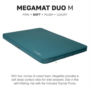 Самонадувальний, мякий автомобільний килимок для сну, пінопластовий матрац 10,2 см, насос у комплекті