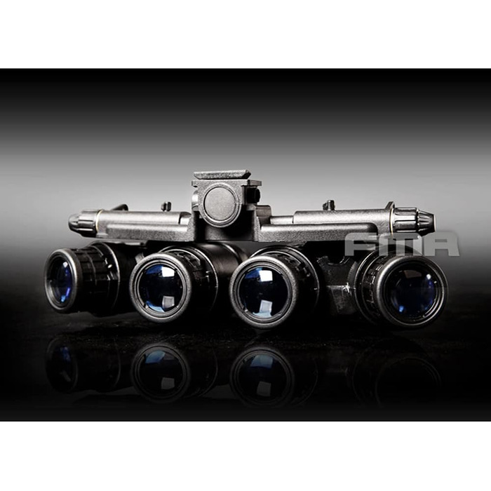 Тактичні мисливські окуляри нічного бачення GPNVG 18 та пластикове кріплення L4G24 NVG для страйкболу, чорного кольору