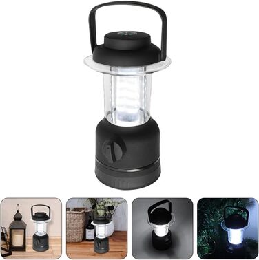 Світлодіодний кемпінговий ліхтар SOLUSTRE 5 Вт з регулюванням яскравості, ліхтар для намету IP65, акумуляторний, з компасом та гачком, надійний аварійний ліхтар для активного відпочинку та походів