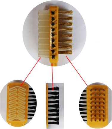 Щітка для чищення взуття Щітка для чищення Гумова гума Ластик Міцна замша Нубук Взуття Засіб для чищення черевиків Багатофункціональна щітка для взуття Інструменти